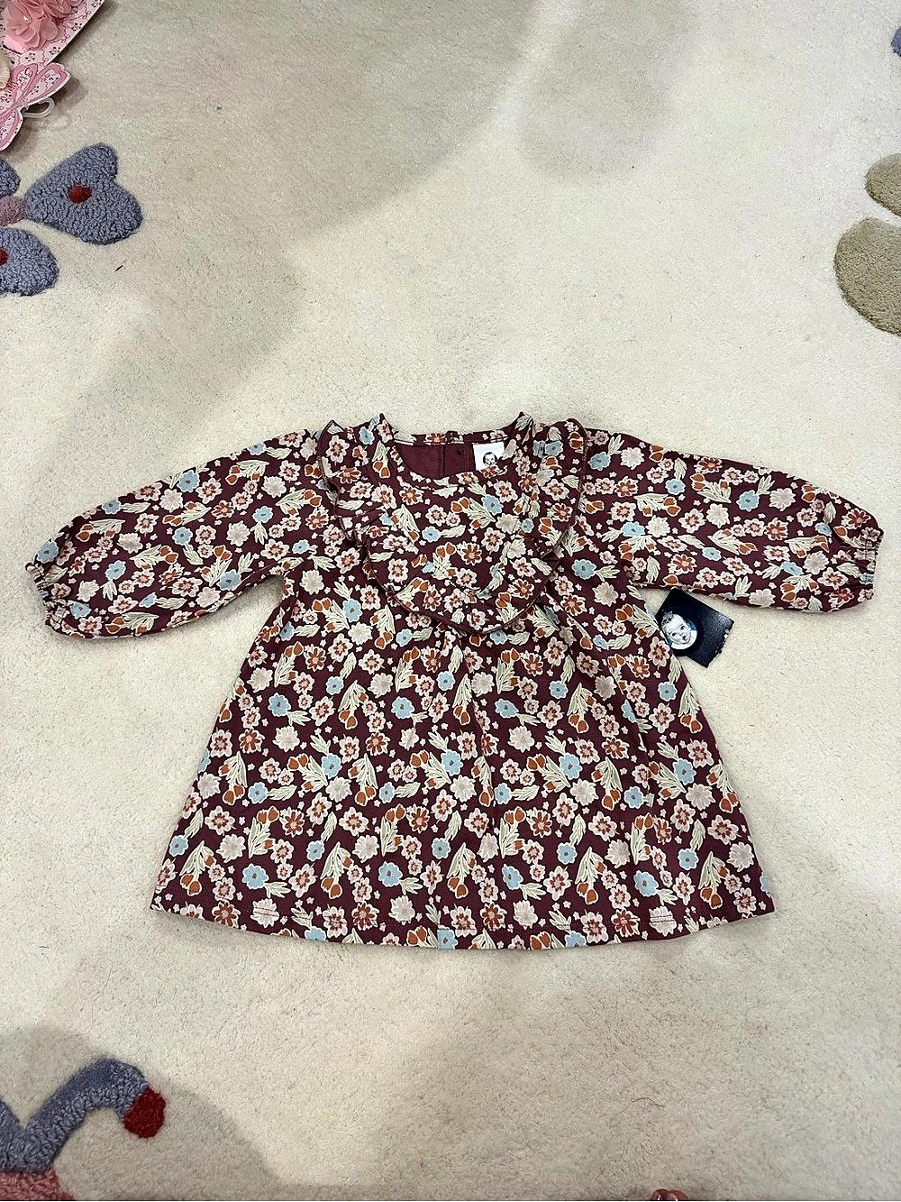 Gerber Floral Dress/Shirt & Leggings Girls 6-9 Months NWT